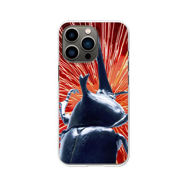 iPhone13Pro  I am KING カブトムシ  デザインTPUソフトケース