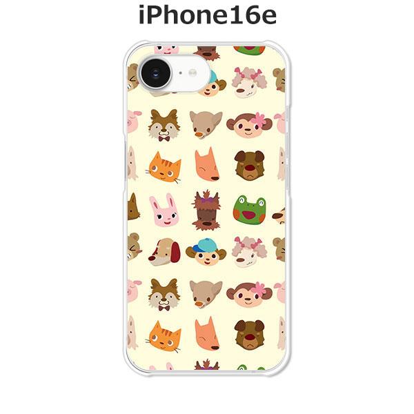 apple iPhone16e  Animals? デザインTPUソフトケース
