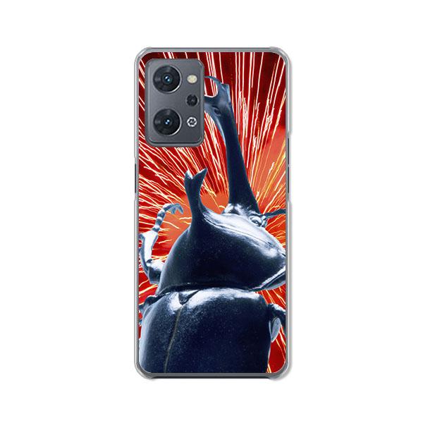 OPPO Reno 7A I am KING カブトムシ  デザインTPUソフトケース