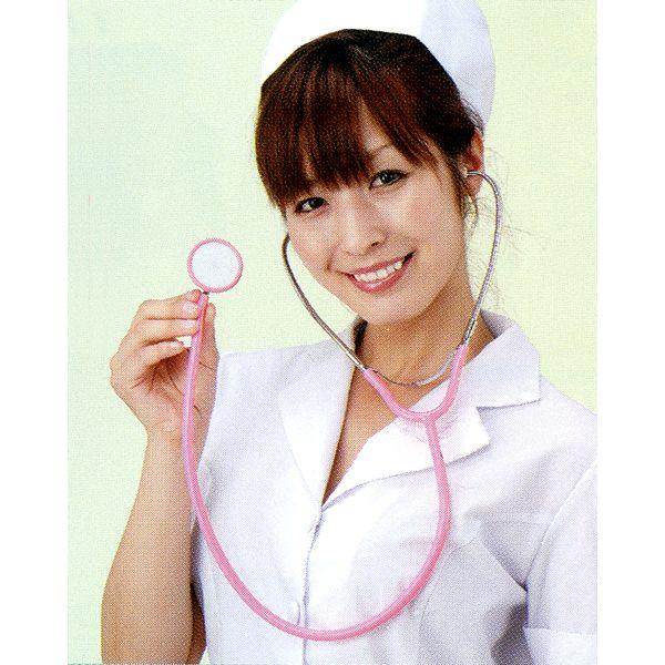 おもちゃの聴診器　ピンク