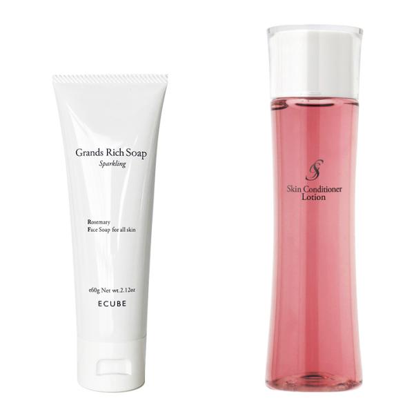 いいじゃんガスール石鹸 グラン・リッチ スパークリング＋スキンコンディショナー・ローション