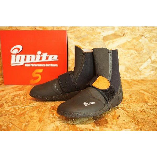 IGNITE：イグナイト サーフブーツ 5mm・ラバー 冬用防寒★21〜24cm