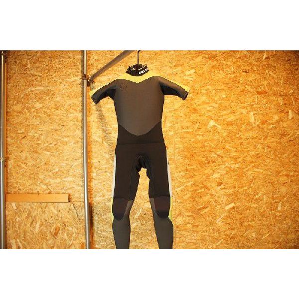 FCS：エフシーエス 【ショートスリーブ スチーマー】 シーガル BK/GN ★メンズ・ウェットスー...