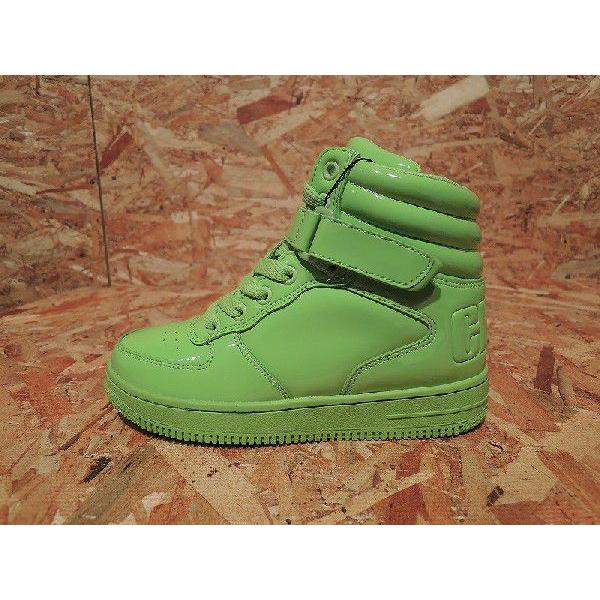 CHEER：チアー スニーカー●グリーン 21cm-24cm