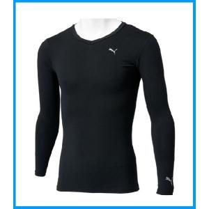 PUMA：プーマ　メンズ Light Compression LS シャツ 901209-01●ブラック｜eqplus