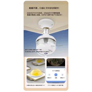 全景監視照明 E26E27口金対応 パノラマ電...の詳細画像3