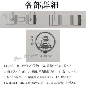 防犯カメラ 小型 ビデオカメラ マルチスポーツ...の詳細画像3