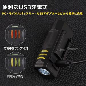 自転車 ライト 自転車ライト usb充電 充電...の詳細画像2