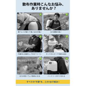 電動噴霧器 背負い式 18L かき混ぜ機能付き...の詳細画像1