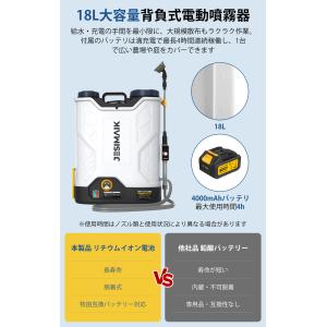 電動噴霧器 背負い式 18L かき混ぜ機能付き...の詳細画像3