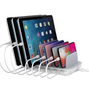 首佩7ポート高速充電充電ステーション、USB-C充電ステーション、ラップトップ、MacBook Pro/Air、iPad Pro、S10用の