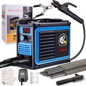 EASYWELDER 大電流250A 溶接機、超軽量ミニポータブル 溶接機 100V、人気の100v 溶接機ランキング、 IGBTデジタルデ｜erde-shop