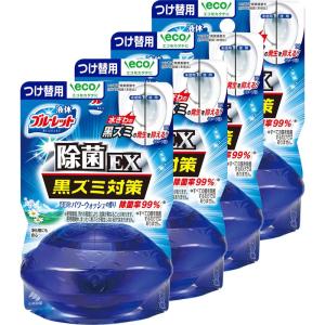 まとめ買い液体ブルーレットおくだけ除菌EX トイレタンク芳香洗浄剤 パワーウォッシュの香り 詰め替え用 70ml×4個｜erde-shop