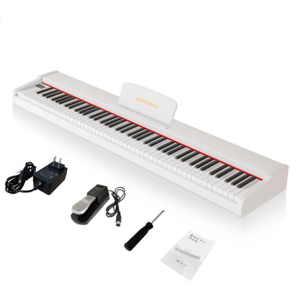 KIMFBAY電子ピアノ 88鍵盤 midiキーボード キーボード ピアノ 電子キーボード Digi...