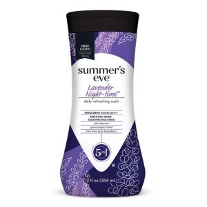 Summer's Eve Night-Time Sensitive Skin Cleansing Wash, Lavender 12 oz｜erde-shop