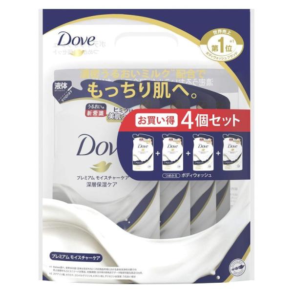 Dove(ダヴ) ボディソープ(ボディウォッシュ) プレミアム モイスチャーケア 詰替え用 360g...