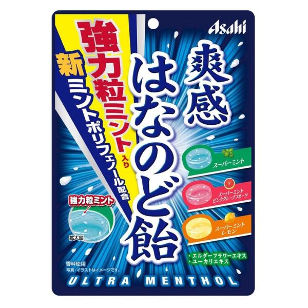 アサヒグループ食品 爽感はなのど飴 72g×6袋 (公式)