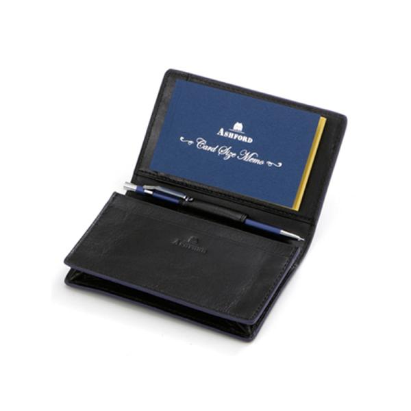 ASHFORD 名刺＆メモホルダー イシュー ブラック 8567-011 （アシュフォード）