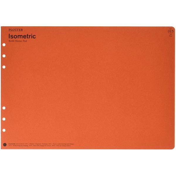 ノックス PLOTTER/プロッター メモパッド アイソメトリック 40枚 2冊入 777-165-...