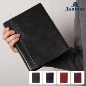アシュフォード ディープ ダイアリーカバー A5 ブラック 手帳カバー