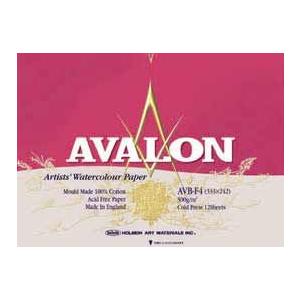 AVALON 水彩紙 スケッチブック ブロック綴じ F6サイズ AVB-F6