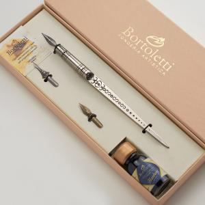 ボルトレッティ Bortoletti 羽根ペン軸 ギフトセット No83 羽ペン ミニ