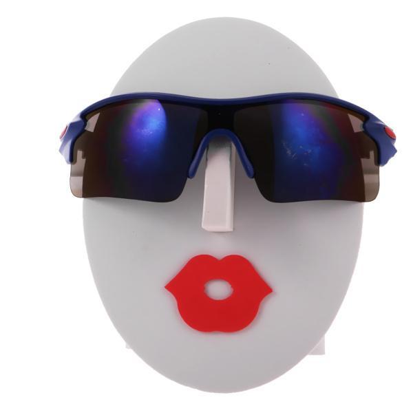 女性の顔の眼鏡サングラスの眼鏡のディスプレイスタンドホルダーホワイト赤