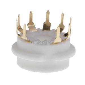 9ピン PCB マウント 真空管 ソケット 高性能 安定性 GZC9-B-G 12AX7 12AT7 12AU7 ECC83に対応