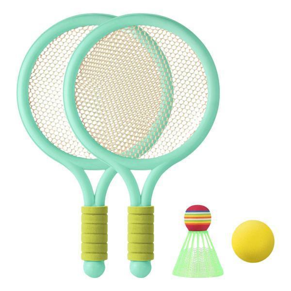 耐久性のあるキッズテニスラケットセット親子インタラクティブおもちゃ1個バドミントン男の子女の子幼児ス...
