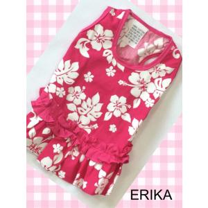 格安お買い得 かわいい 犬服ハワイ製 花柄 ア...の詳細画像2