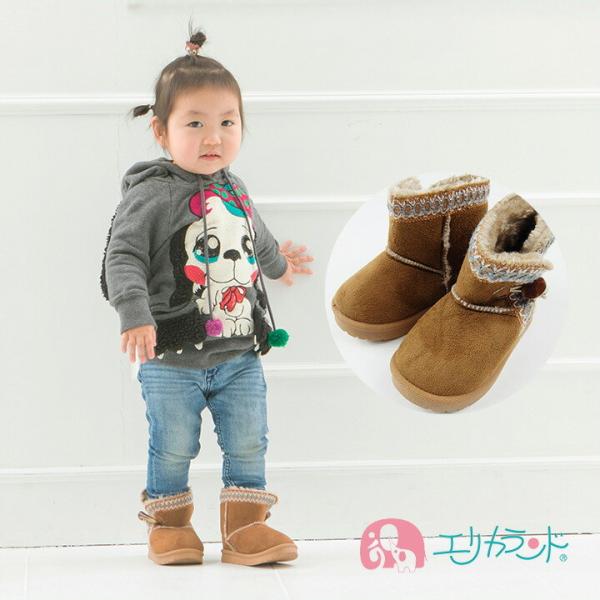 ブーツ 秋 冬 ブラウン かわいい 13cm 14cm 15cm 子供 ベビー 男の子 女の子 ファ...