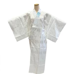 長襦袢 女性 No.03 白 半衿付き Sサイズ 地紋入り 半衿付き