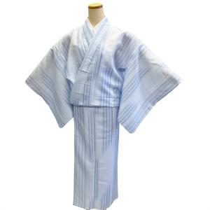 小紋 御召し 単衣 雲取りに花々模様 ベージュxピンクx薄青色 バチ衿
