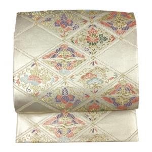 作り帯 二重太鼓  新古品 No.3005 金 菱文  結婚式 婚礼