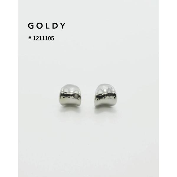 【セール】GOLDY ゴールディ 1211105 カービーメタルプレートピアス
