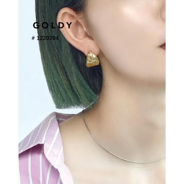 【セール】GOLDY ゴールディ 1220304 カーヴィー クラシック カラー アセチ ピアス