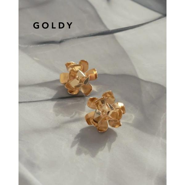 GOLDY ゴールディ 1240104 グローイング フラワー ピアス