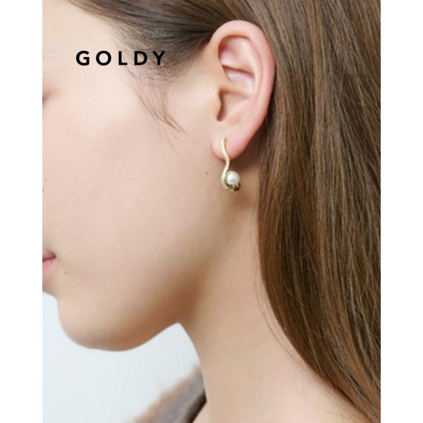 GOLDY ゴールディ 1241106 アタッチ パール メタル ピアス