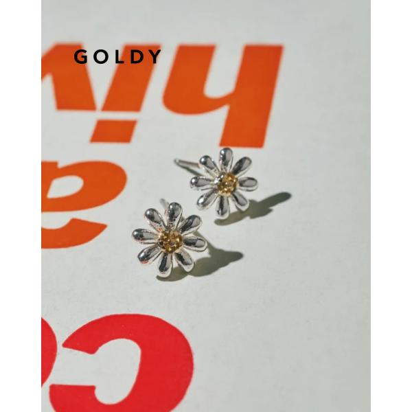 GOLDY ゴールディ 1251113 リトル ブルーム モチーフ ピアス