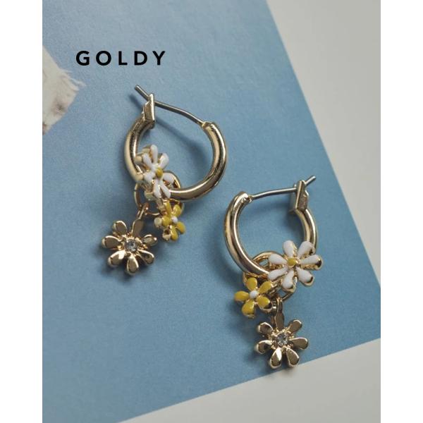 GOLDY ゴールディ 1260312 カラー ブルーム ピアス