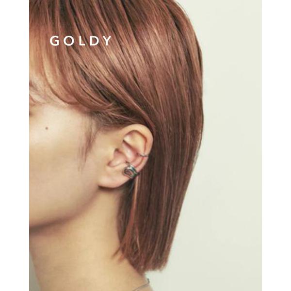 GOLDY ゴールディ 2230810 カーブド ダブル ライン セット イヤーカフ