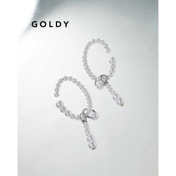 GOLDY ゴールディ 2240902 グレイン パール イヤーカフ