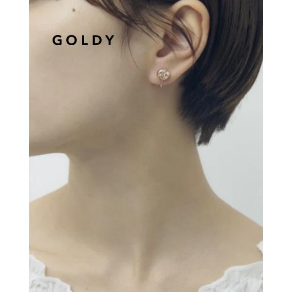 【現品限り】GOLDY ゴールディ 2240903 エンディアリング ローズ イヤリング