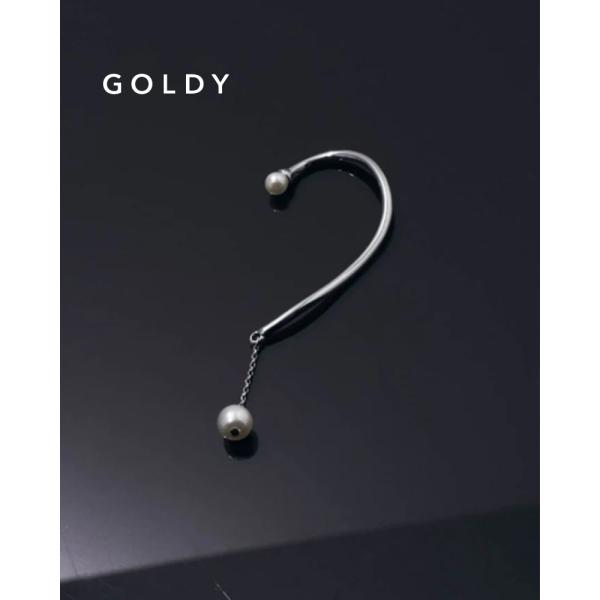 GOLDY ゴールディ 2241003  スパイキー パール イヤー フック