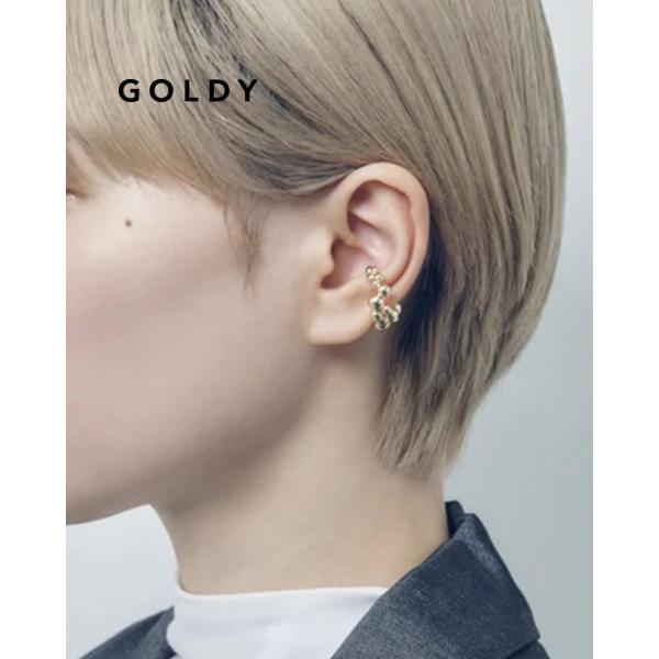 GOLDY ゴールディ2250305  グレイン メタル イヤーカフ