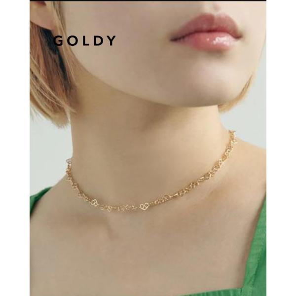 GOLDY ゴールディ 3240401 ハート ライン タトゥー チョーカー