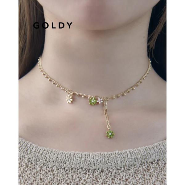 GOLDY ゴールディ 3260303 カラー ブルーム ネックレス