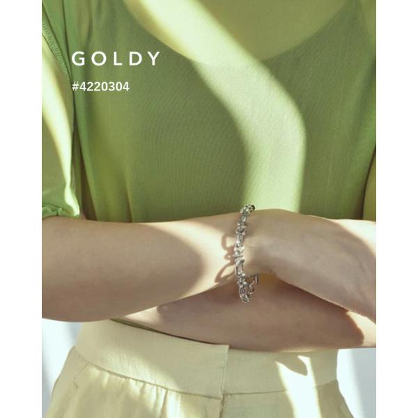 【セール】GOLDY ゴールディ 4220304 ミックス チェーン マンテル ブレスレット