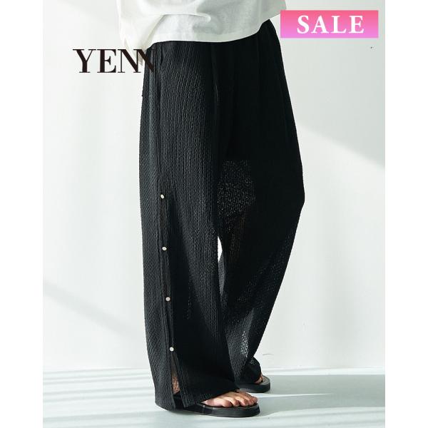 【SALE】YENN イエン y262-32056 SIDE EYELET PANTS サイドアイレ...