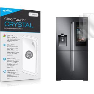 BoxWave Screen Protector Compatible with Samsung Family Hub Refrigerator with AKG Speaker (Screen Protector by BoxWave) - ClearTouch Crystal (2-Pack)